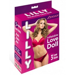 Censan Lilly Love Doll 3 İşlevli Şişme Bebek