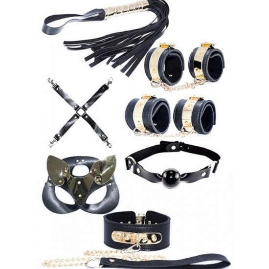 6 Parça Fetiş Set Gold
