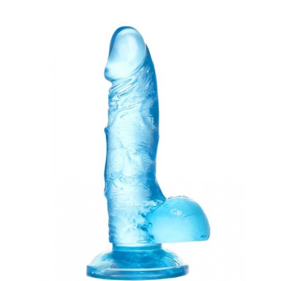 CENSAN Jel Dildo Mavi 15,8 cm