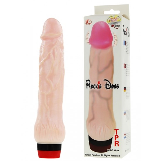 Censan Rockin Dong Titreşimli Büyük Boy TPE Vibratör Ayarlanabilir Hızlı