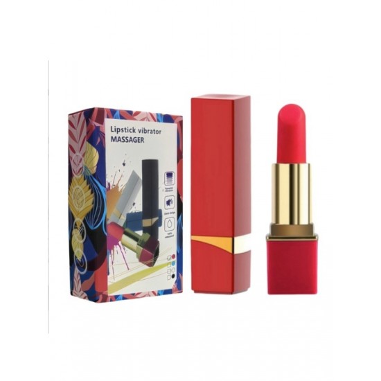 Censan Ruj Şeklinde Mini Vibratör – 10 Mod, Şarjlı, Gizli Tasarım, Güçlü Titreşim