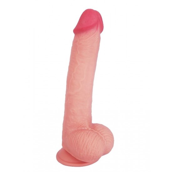 Censan Ultra Gerçekçi 24 Cm Kıkırdaklı Dildo