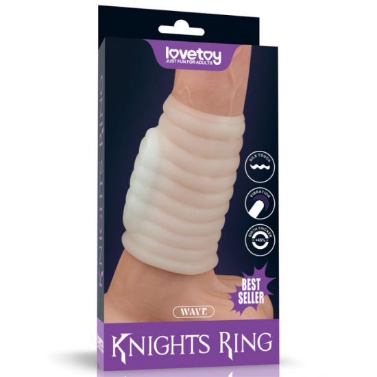Censan Vibrating Wave Knights Ring (Beyaz)