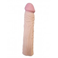 Gerçekçi Penis Kılıfı Et Dokusunda 19 cm