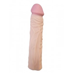Gerçekçi Penis Kılıfı Et Dokusunda 19 cm
