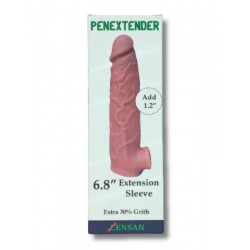 Penextender Testis Girişli Realistik Penis Kılıfı